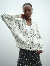 Dzianinowa kurtka AKEP z kieszeniami Akep