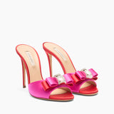 Satynowe klapki Julia You Casadei Casadei