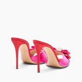 Satynowe klapki Julia You Casadei Casadei