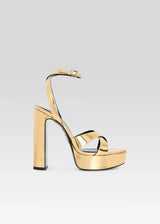 Sandały złote Melodia Retrofete Retrofete