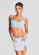 Top jeansowy Elise Retrofete Retrofete