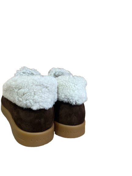 Buty z futerkiem Casadei Casadei