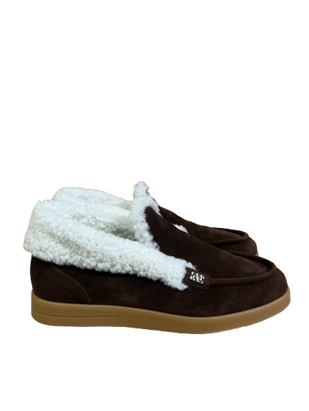 Buty z futerkiem Casadei Casadei