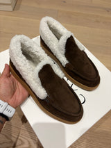 Buty z futerkiem Casadei Casadei