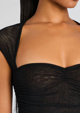 Sukienka Kylie Mesh Midi Seroya Seroya
