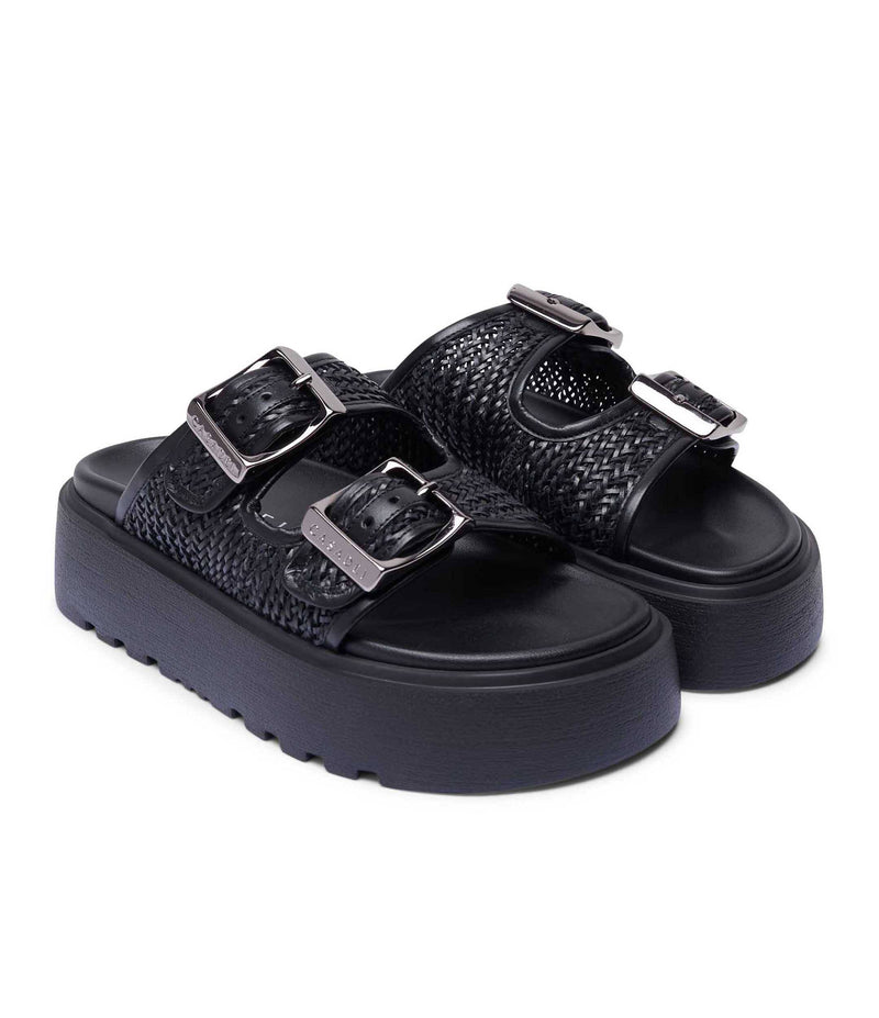 Klapki Birmy Casadei czarne Casadei